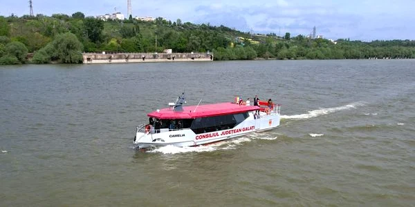 Nava de pasageri Camelia, inaugurată la Galați foto: CJ. Galați