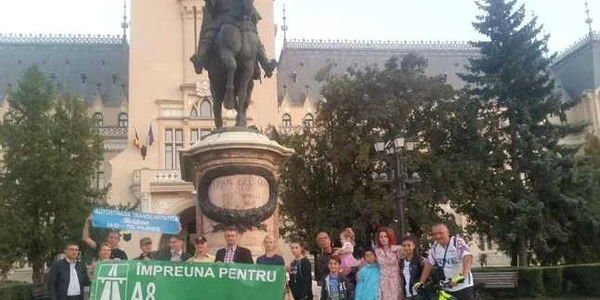 Ieşeni pentru A8 Foto Facebook