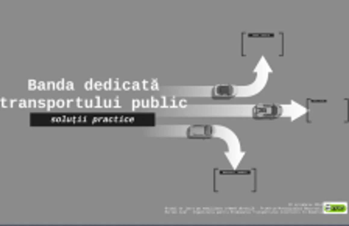 Asociatia OPTAR a prezentat in octombrie 2014 solutii practice de realizare a unor benzi functionale de benzi dedicate transportului public