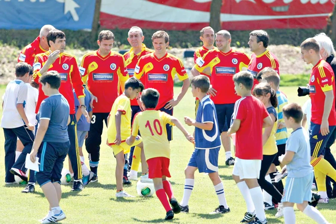 Elevii lui Piţurcă (Foto: Dorin Constanda)