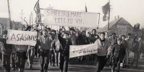 Revoluţia de la Sânpetru Mare FOTO Dobrivoie Kerpinisan