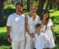 Solista Iana Novac, alături de soț și de cei doi copii ai lor 