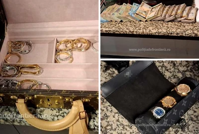 bijuterii gasite de politistii de frontiera in bagajul unor femei care veneau din dubai foto politia de frontiera png