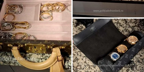 bijuterii gasite de politistii de frontiera in bagajul unor femei care veneau din dubai foto politia de frontiera png