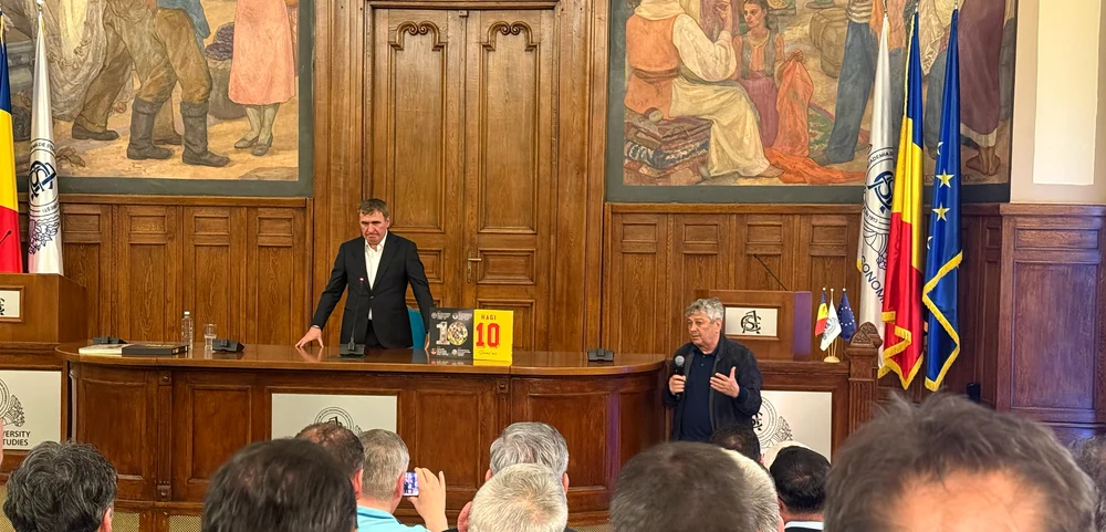 Lucescu a vorbit la lansarea cărții lui Hagi
