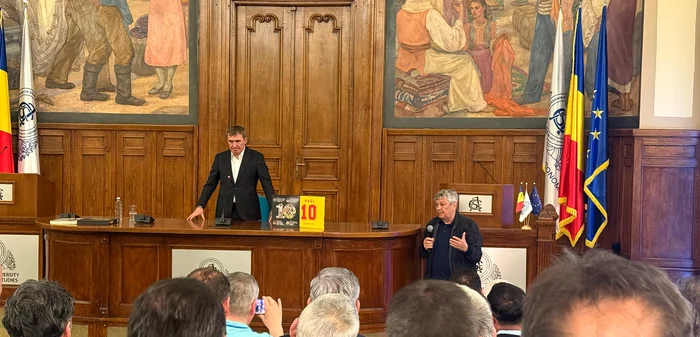 Lucescu a vorbit la lansarea cărții lui Hagi