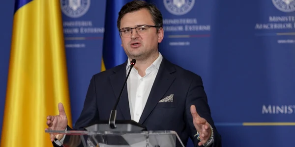 Ministru ucrainean afaceri externe Dmitro Kuleba Bogdan Aurescu Bucuresti 22 aprilie 2022 FOTO Inquam Photos / Octav Ganea