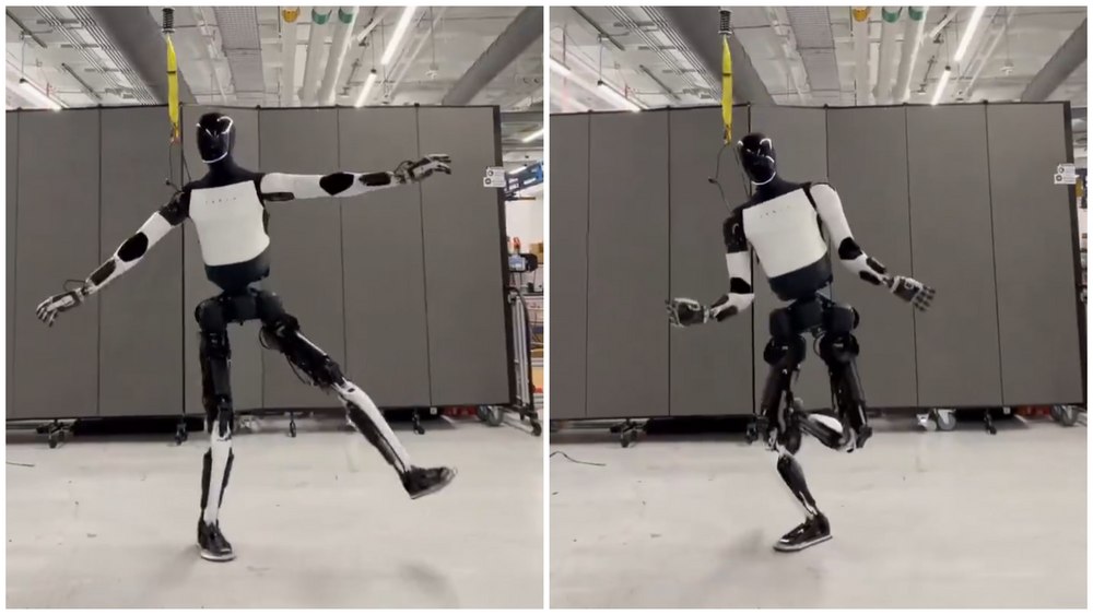 Elon Musk a postat un videoclip cu un robot Optimus dansând. Internauții au crezut că este generat de AI
