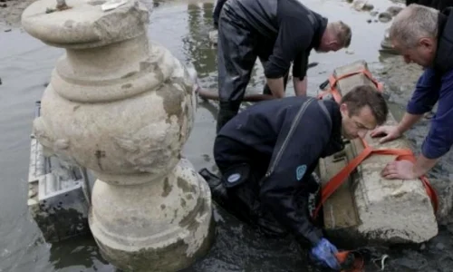 După ce a stat 300 de ani sub ape, o comoară a fost scoasă la lumină în Polonia jpeg