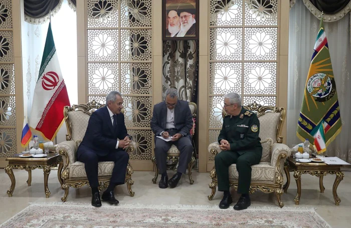 Secretarul Consiliului Securităţii Rusiei Serghei Șoigu în vizită la Teheran FOTO EPA-EFE