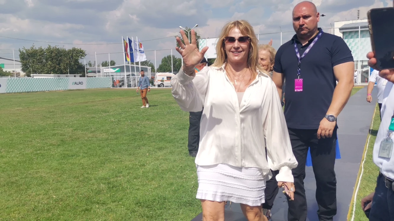 Nadia Comăneci a fost primită ca un star FOTO: Alina Mitran