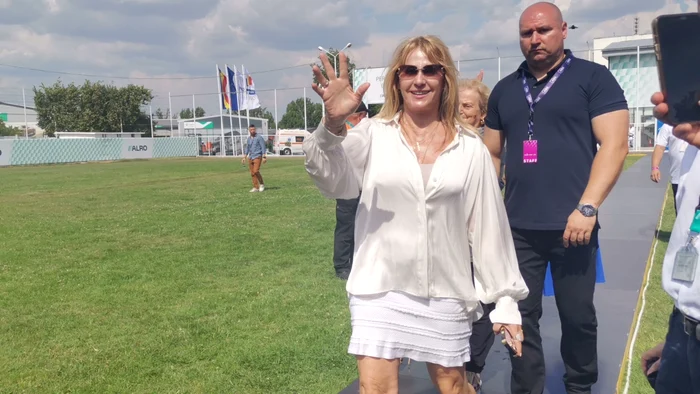 Nadia Comăneci a fost primită ca un star FOTO: Alina Mitran