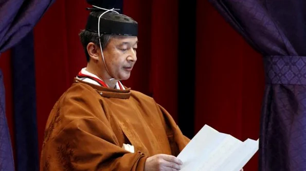 Împăratul Naruhito şi a proclamat înscăunarea pe tronul Japoniei  jpeg