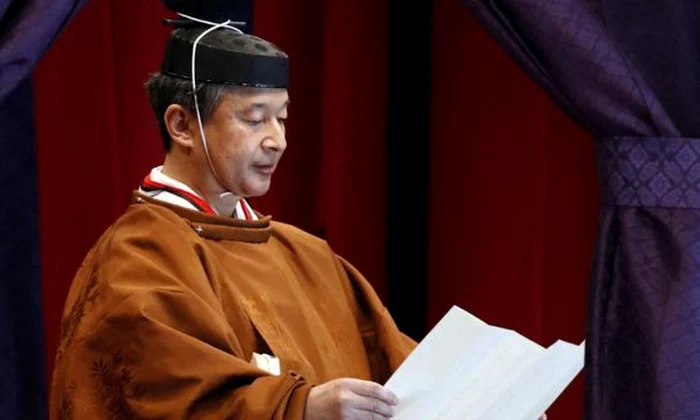 Împăratul Naruhito şi a proclamat înscăunarea pe tronul Japoniei  jpeg