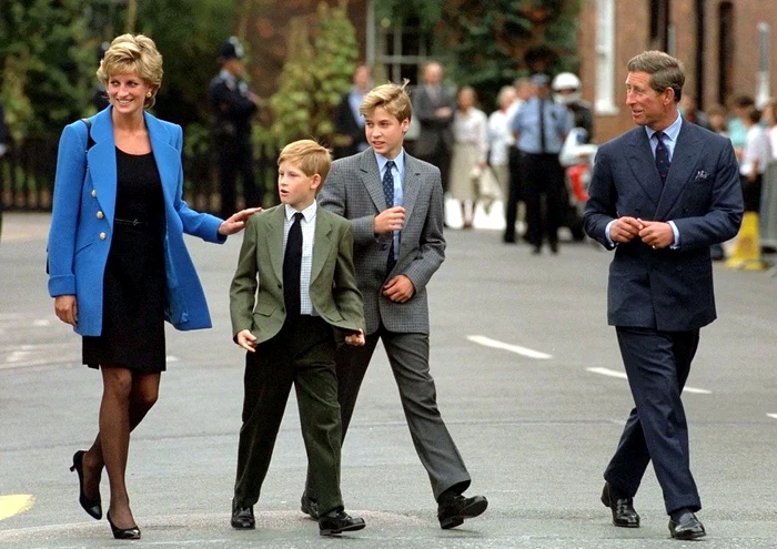 Prinţesa Diana şi familia