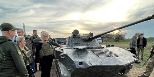Ministrul german al Apărării Lambrecht a vizitat Odesa FOTO Profimedia