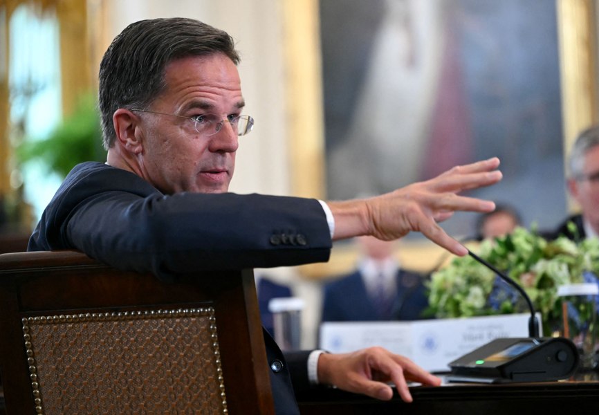 Rutte, tranșant la adresa Rusiei: „Nu are nici drept de vot, nici drept de veto cu privire la cine poate deveni membru NATO”