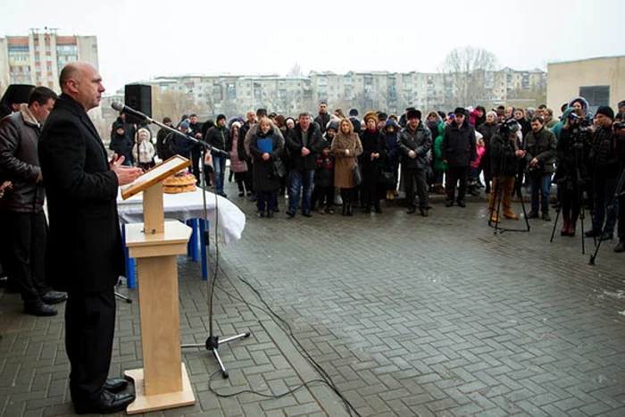 Pavel Filip, la Soroca. FOTO IPN