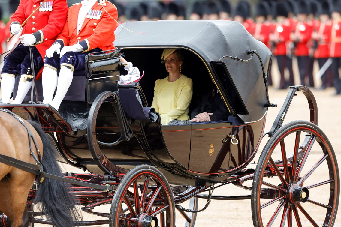 Ducesa Sophie la Trooping the Colour