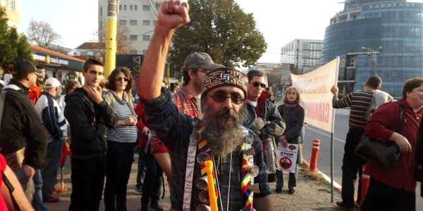 Harry Tavitian - la protestul anti exploatare de la Constanţa