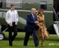 Barron Trump împreună cu părinții săi. FOTO: Getty Images