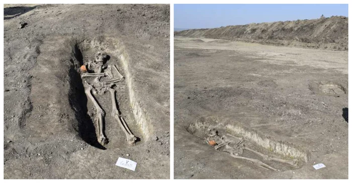 Cimitirul roman de la Cristești / FOTO: Agerpres