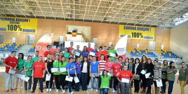 Special Olympics la Sala Sporturilor din Braşov. FOTOAndrei Paul