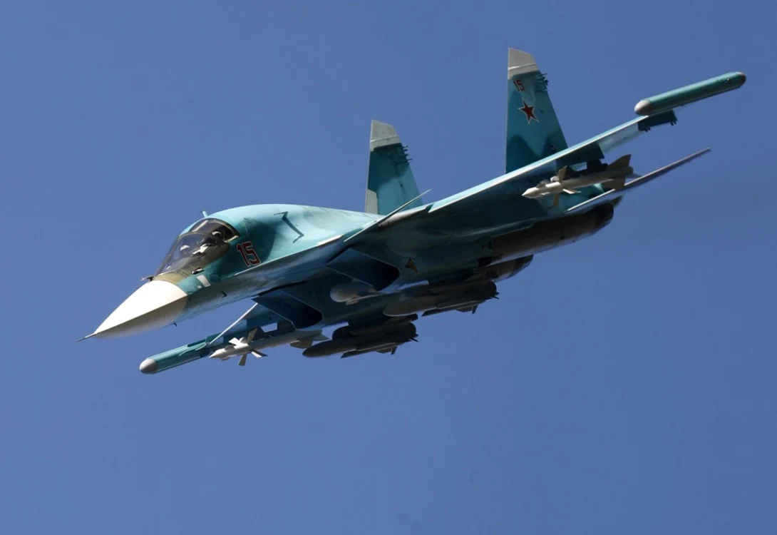 Avion Su-34. FOTO EPA EFE