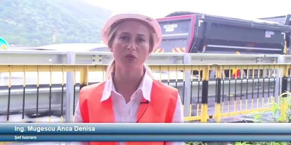 Stadiul lucrărilor la Viaductul Poştei, de pe Valea Oltului, la intrarea dinspre Vâlcea în defileu
