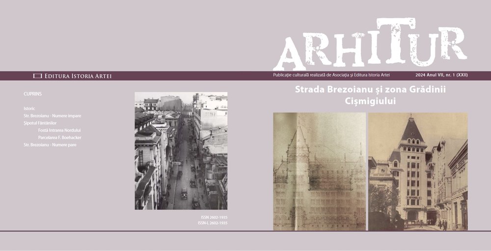 Apariție editorială: ArhiTur Strada Brezoianu