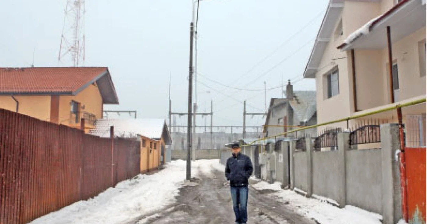 Strada „buclucaşă“ se află în cartierul Ţiglina III din Galaţi