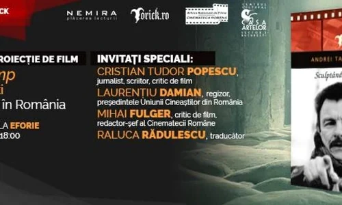 Eveniment editorial de excepţie: lansarea jurnalului de creaţie "Sculptând în timp", de Andrei Tarkovski jpeg