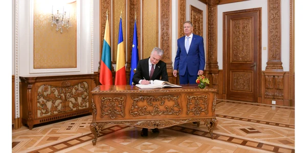 gitanas nauseda Klaus iohannis adm prez