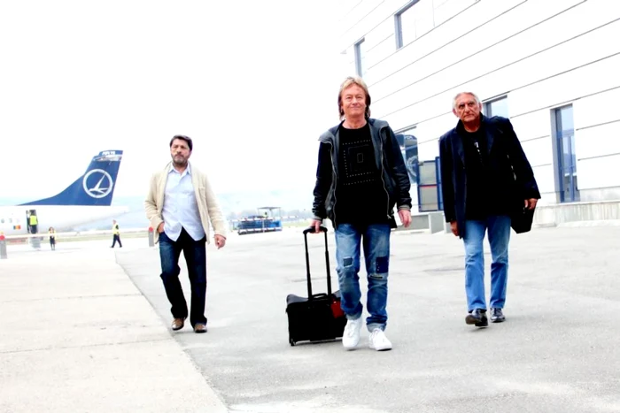 Chris Norman, pe aeroportul din Cluj-Napoca FOTO: transilvaniareporter.ro