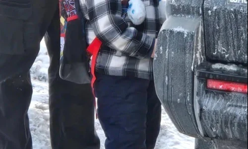 Micuțului Liam reținut de ICE FOTO: X / Kamala Harris