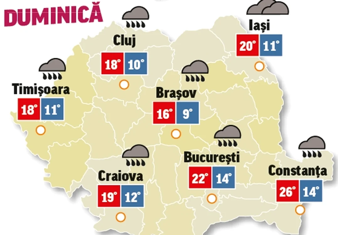Prognoza meteo 27 septembrie 2015