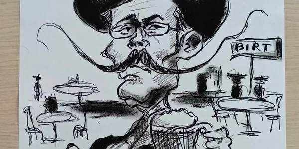 calarasi expozitie de grafica si caricatura la biblioteca foto BJ
