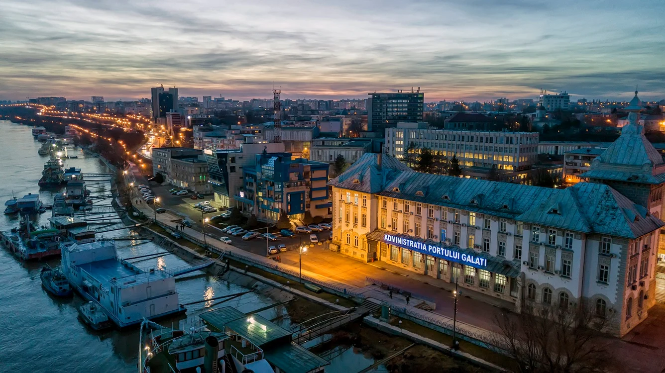 Portul Galați va fi reabiltat FOTO: APDM/FACEBOOK