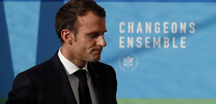 Emmanuel Macron, preşedintele Franţei Foto: EPA/EFE