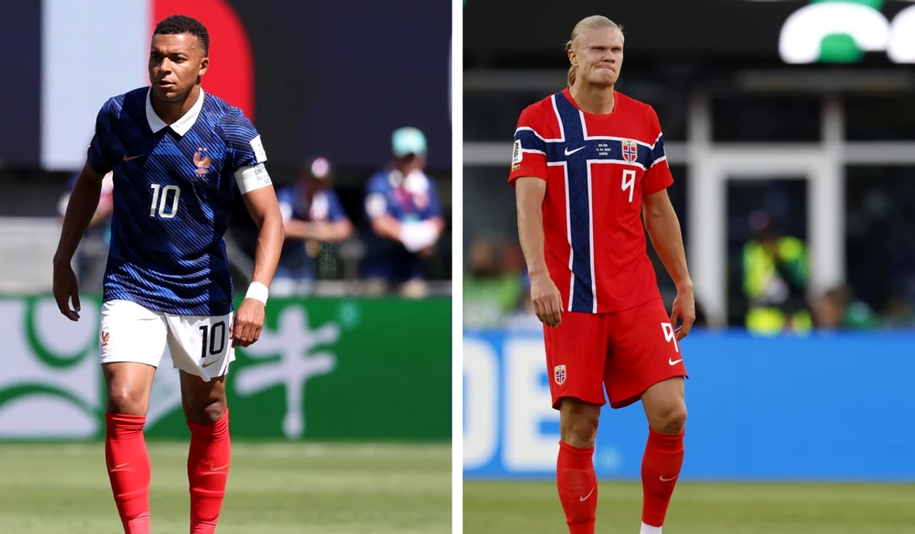 Kylian Mbappé și Erling Haaland au început în forță la Cupa Mondială (FOTO: EPA)
