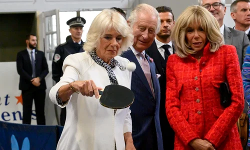 Regina Camilla si Brigitte Macron au jucat ping pong   profimedia 0807215524 jpg