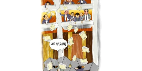 Caricatură de Vali Ivan