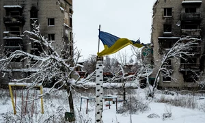 Drapel ucraina kiev iarna cartier borodianka shutterstock 2261202667 jpg