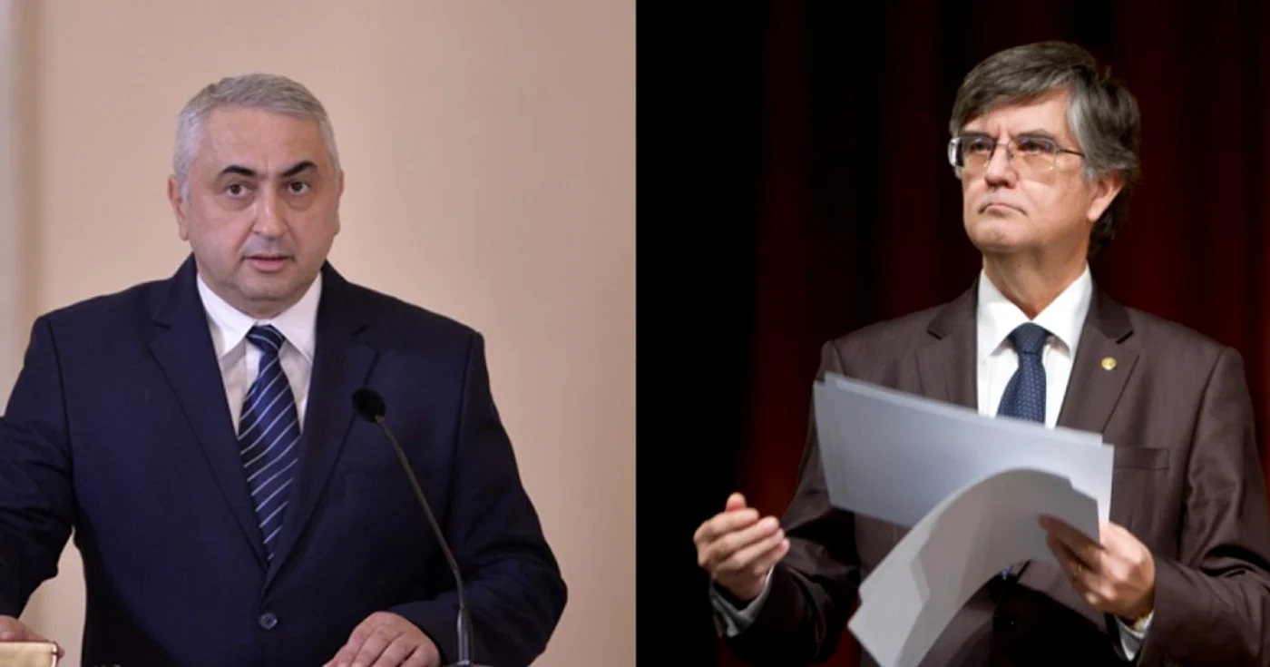 Valentin Popa şi Mircea Dumitru FOTO Mediafax