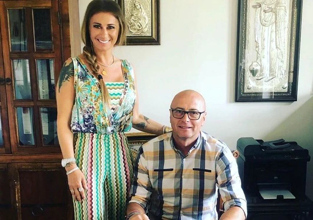 Anamaria Prodan, alături de Leo Gozavu, antrenorul care a declanșat scandalul dintre ea și DinamoFOTO: Instagram