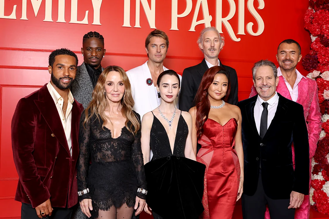 Philippine Leroy Beaulieu, Lily Collins și Ashley Park, GettyImages (2) jpg