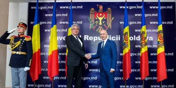 Premierul României Mihai Tudose şi premierul Republicii Moldova Pavel Filip s-au intalnit la Chisinau FOTO GOV.MD