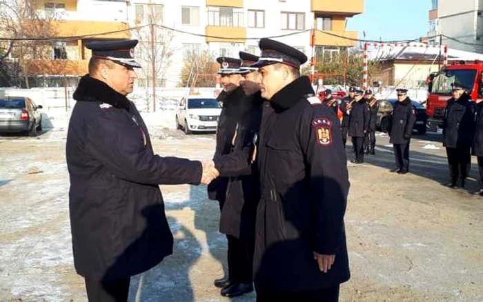 Pompieri avansaţi în grad din Teleorman FOTO: ISU Teleorman