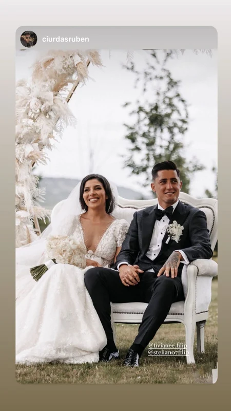 Steliano Filip și Fiviane Brînză s-au căsătorit / foto: Instagram 