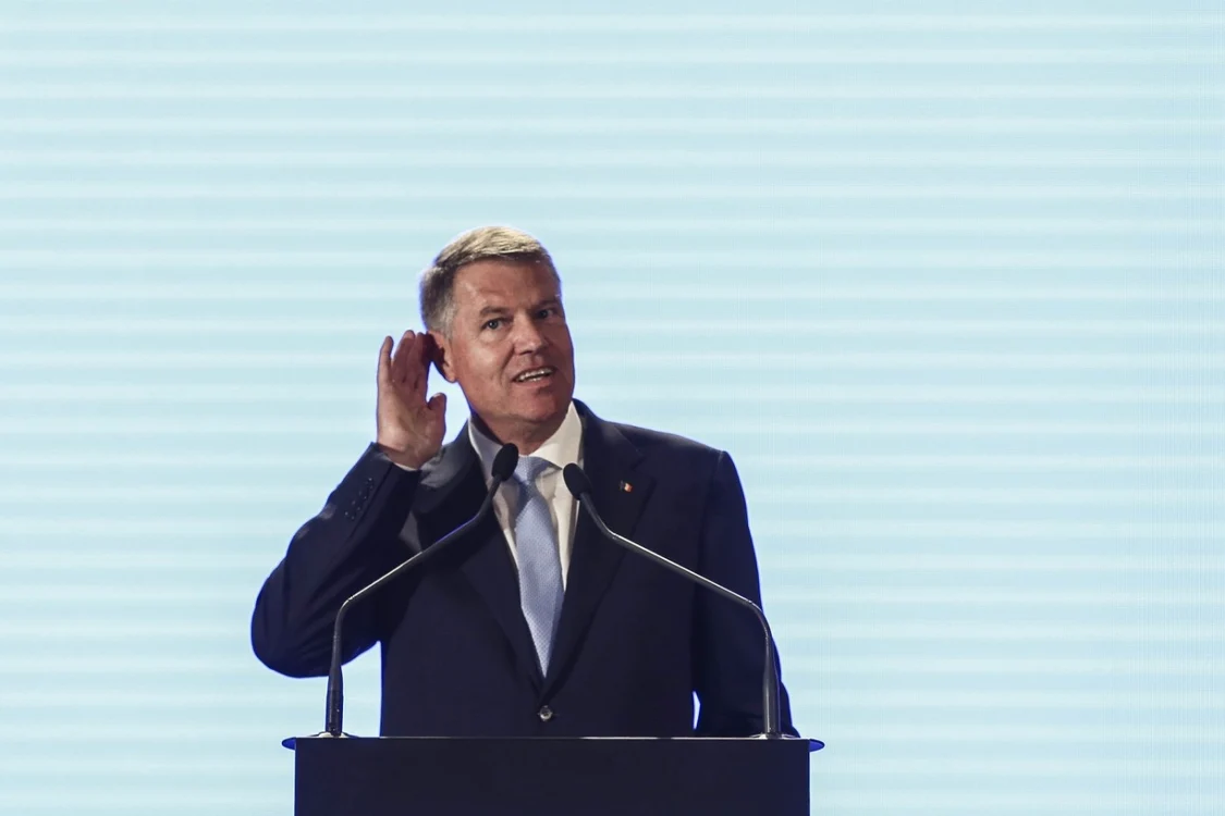 Klaus Iohannis, la un eveniment PNL FOTO Inquam Photos